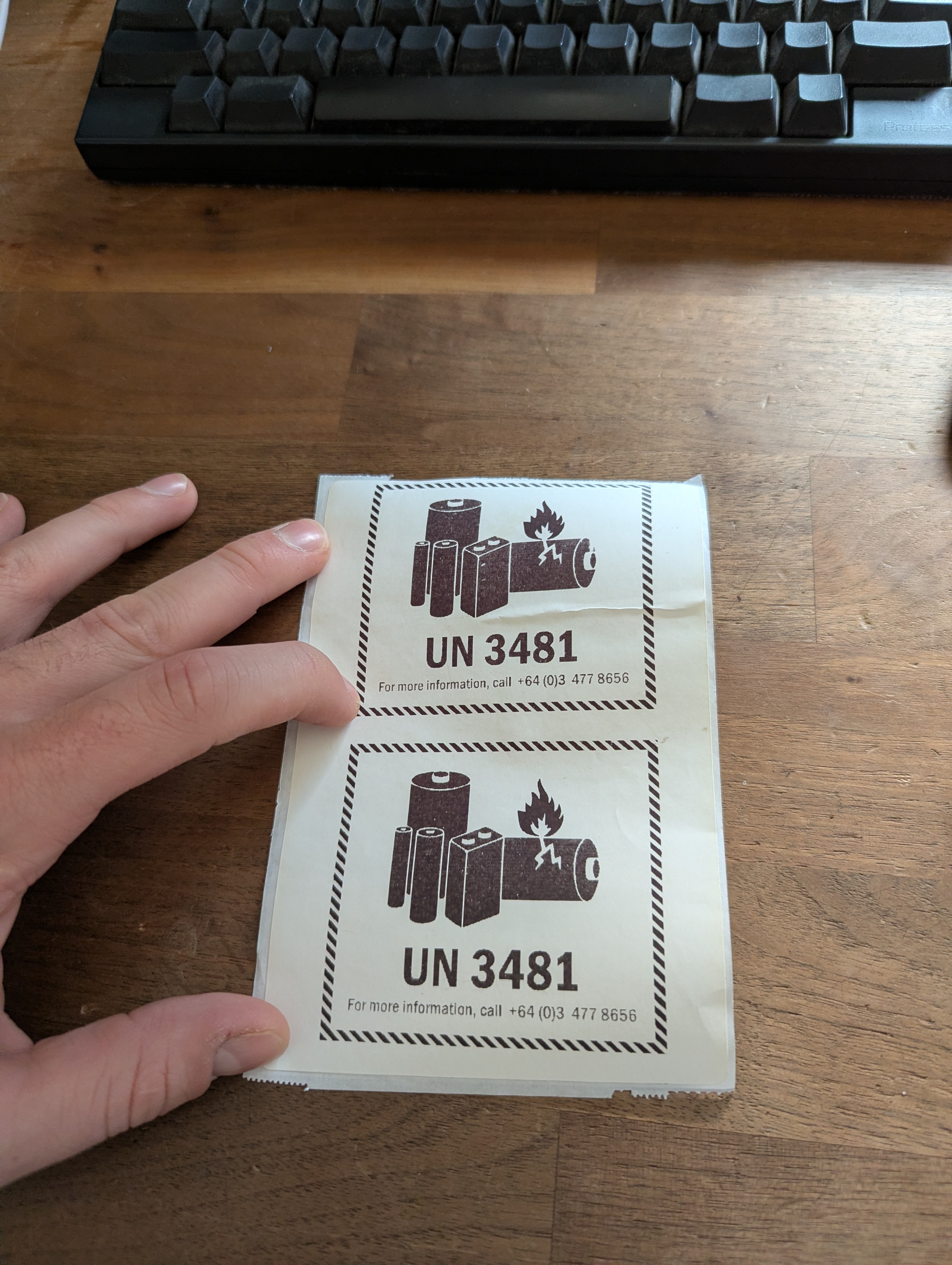 Free UN3481 Labels
